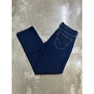 Levi's Premium Jeans Mens 34x32 Indigo Blue Excellent Big E Straight Leg